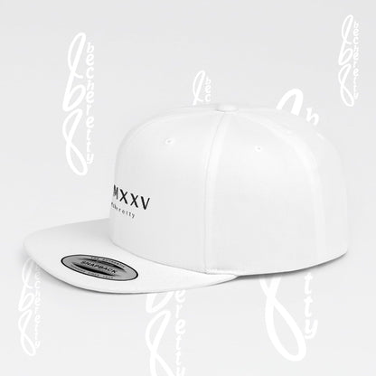 Snapback Cap Baseball - Becheretty MMXXV Graphic Art Minimalist