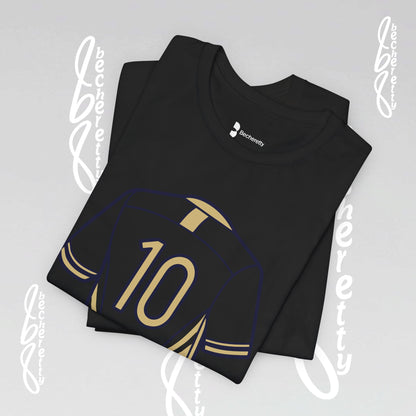 Soccer T-Shirt Number 10 Unisex - Graphic Becheretty - Game Day - Casual wear - Gift for Soccer Lovers