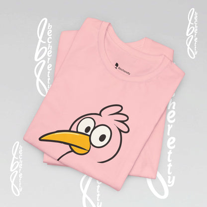 Artistic Minimalist Graphic Becheretty T-shirt - Inspired by a child's drawing - Every Mind Can Fly - Celebrating Neurodiversity.