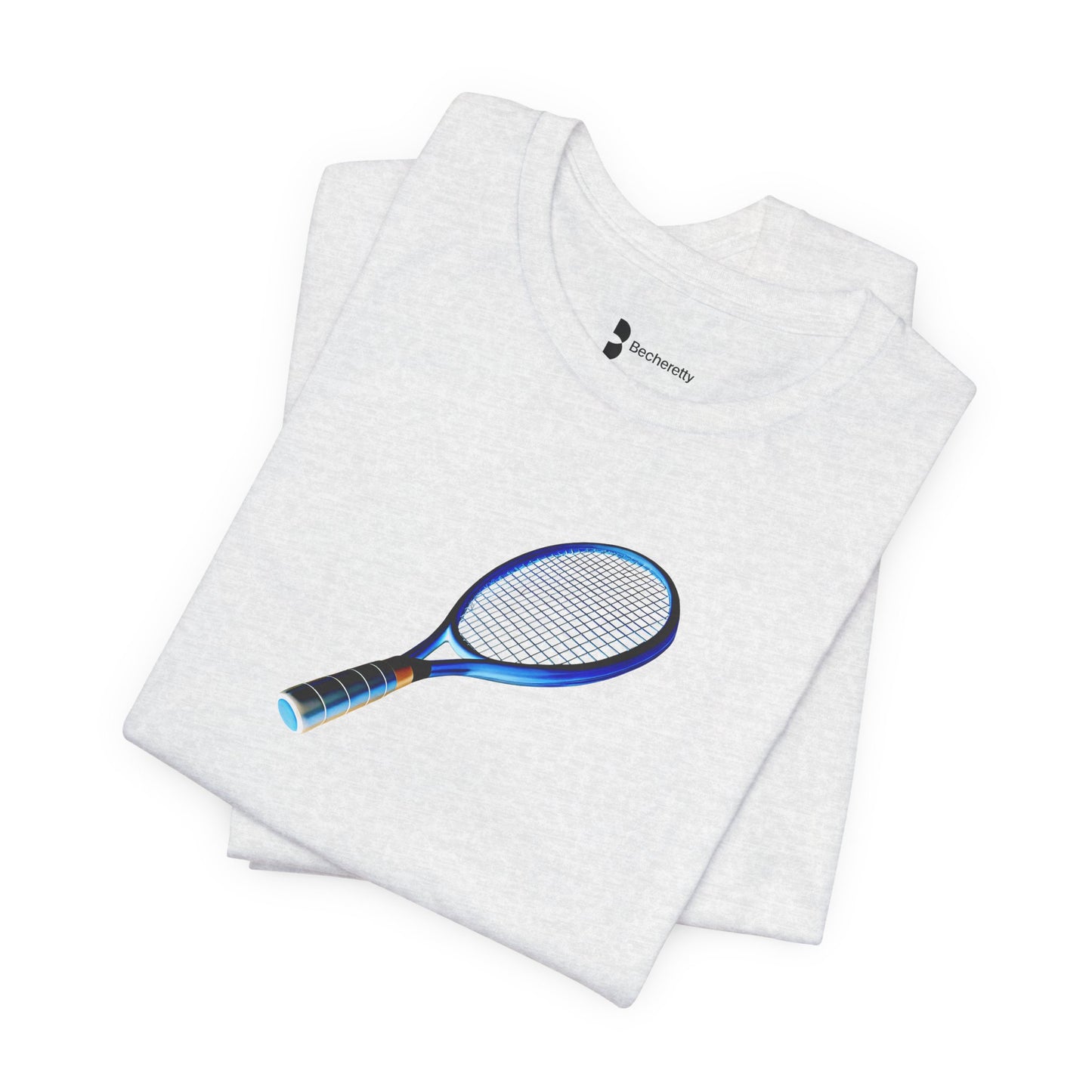 Vintage Tennis Racket - Art Graphic T'Shirt Becheretty - Tennis Enthusiasts - Casual Wear