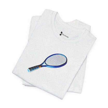 Vintage Tennis Racket - Art Graphic T'Shirt Becheretty - Tennis Enthusiasts - Casual Wear