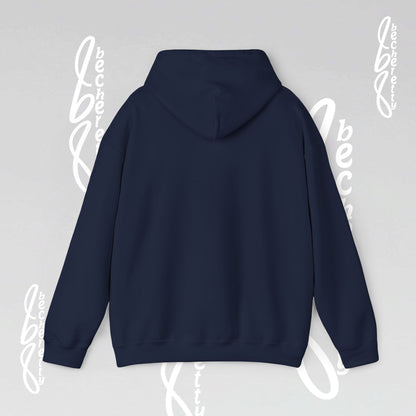 Art Minimalist Hoodie 'Painting Love' Becheretty Graphic - Quietly expressive brushstroke.