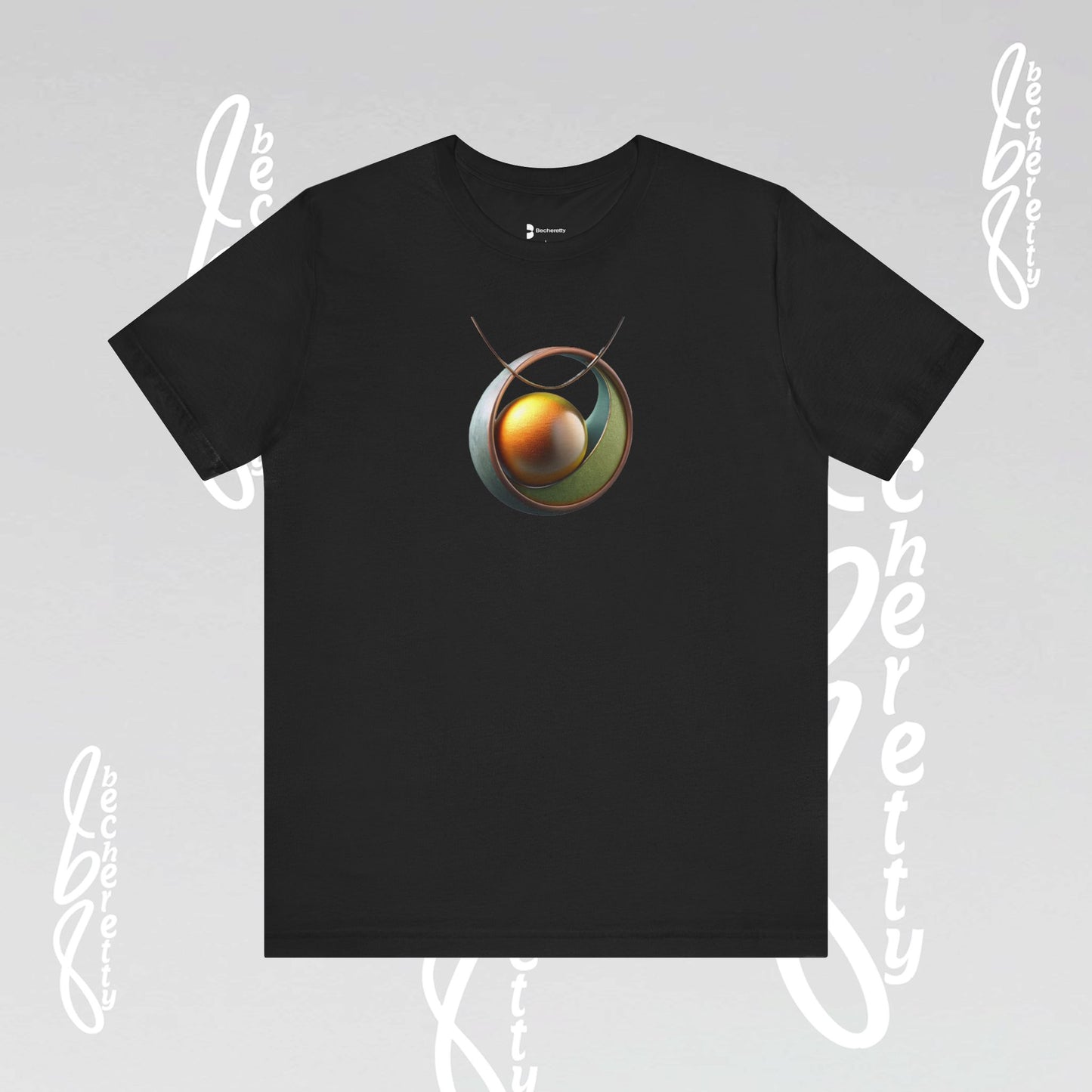 Art Graphic Becheretty "Necklace" - Stylish Design T-Shirt - Casual Wear, Gift for Art Lovers, Everyday Style, Unique Art Apparel