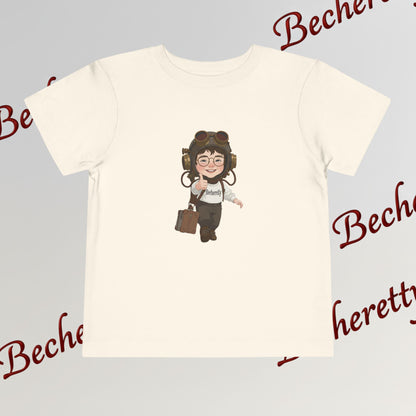 Toddler Tee  "Aviation Pilot" — Cute Little Aviator Graphic Art Becheretty