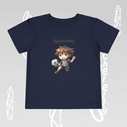 Toddler T'Shirt - Fun Graphic Becheretty - Perfect for Soccer Lovers - Kids Casual Wear