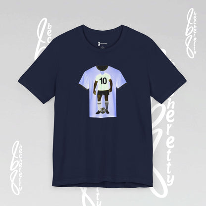 Soccer T-Shirt Number 10 - Becheretty Graphic Minimalist - Men Women Apparel - Gift for Fans
