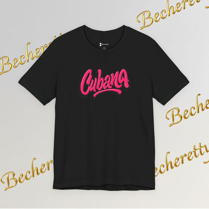 Graphic Tee "Cubana" Art Minimalist Becheretty - T-shirt that expresses confidence - Casual Wear
