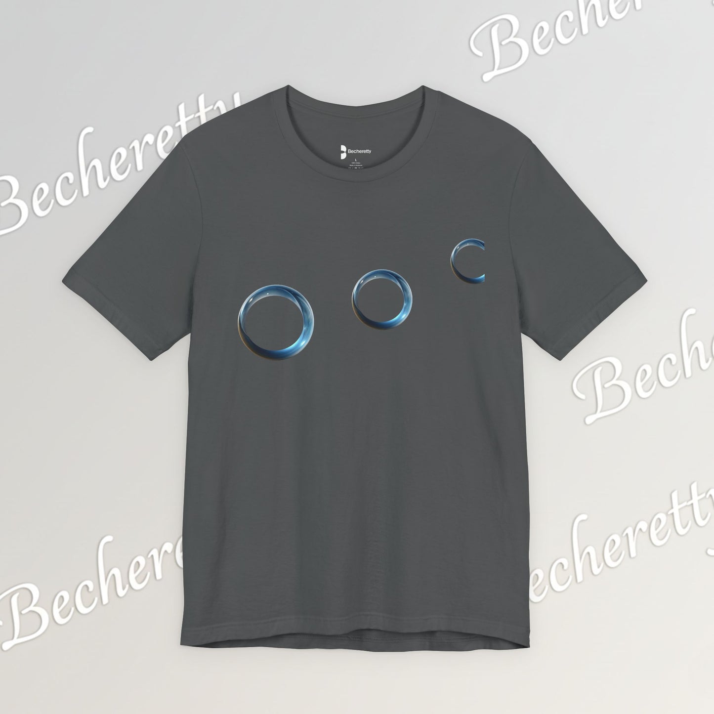 Moon Phase Tee — Minimal Lunar Circle T-Shirt - Art Graphic Becheretty - Everyday outfit