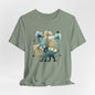 Abstract Balance "Dino"  Modern Graphic T-Shirt - Art Graphic Becheretty - Original abstract Illustration