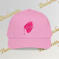 Pink Brushstroke Baseball Cap - Art Graphic Becheretty - Artistic Energy for Art Lovers