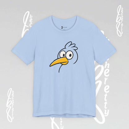 Artistic Minimalist Graphic Becheretty T-shirt - Inspired by a child's drawing - Every Mind Can Fly - Celebrating Neurodiversity.