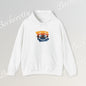 Graphic Hoodie - Smiling Sunset Brushstroke - Cute Happy Face- Art Minimalist Becheretty