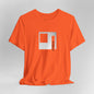 Cubist Portal Premium Tee - Minimalist Art Graphic Becheretty - Design that merges architectural precision and abstract expressionism.