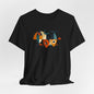 Abstract Harmony Tee Becheretty - Casual Wear, Gift for Friends, Everyday Comfort, Unique Artwork