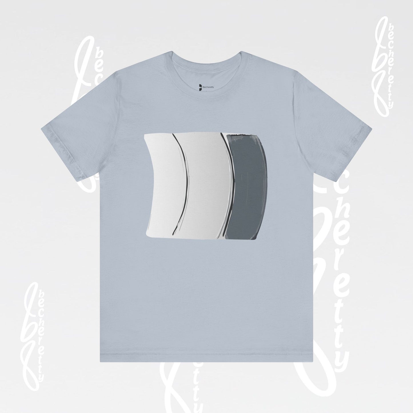 Modern Minimalist Becheretty design - Unisex Tee - Stylish Graphic - Summer - Casual Wear