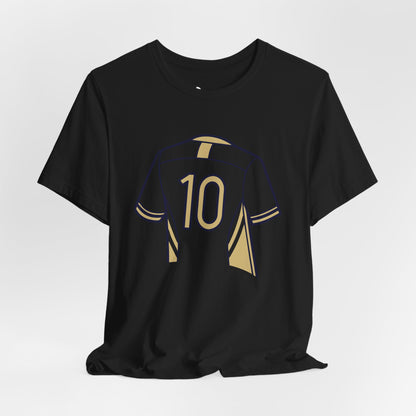 Soccer T-Shirt Number 10 - Art Minimalist Becheretty - Game Day - Casual wear - Perfect Gift for Soccer Lovers