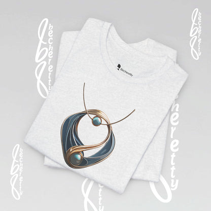 Necklace Artistic design - Statement T-Shirt Becheretty - Casual wear - Unique Graphic Top, Everyday Style