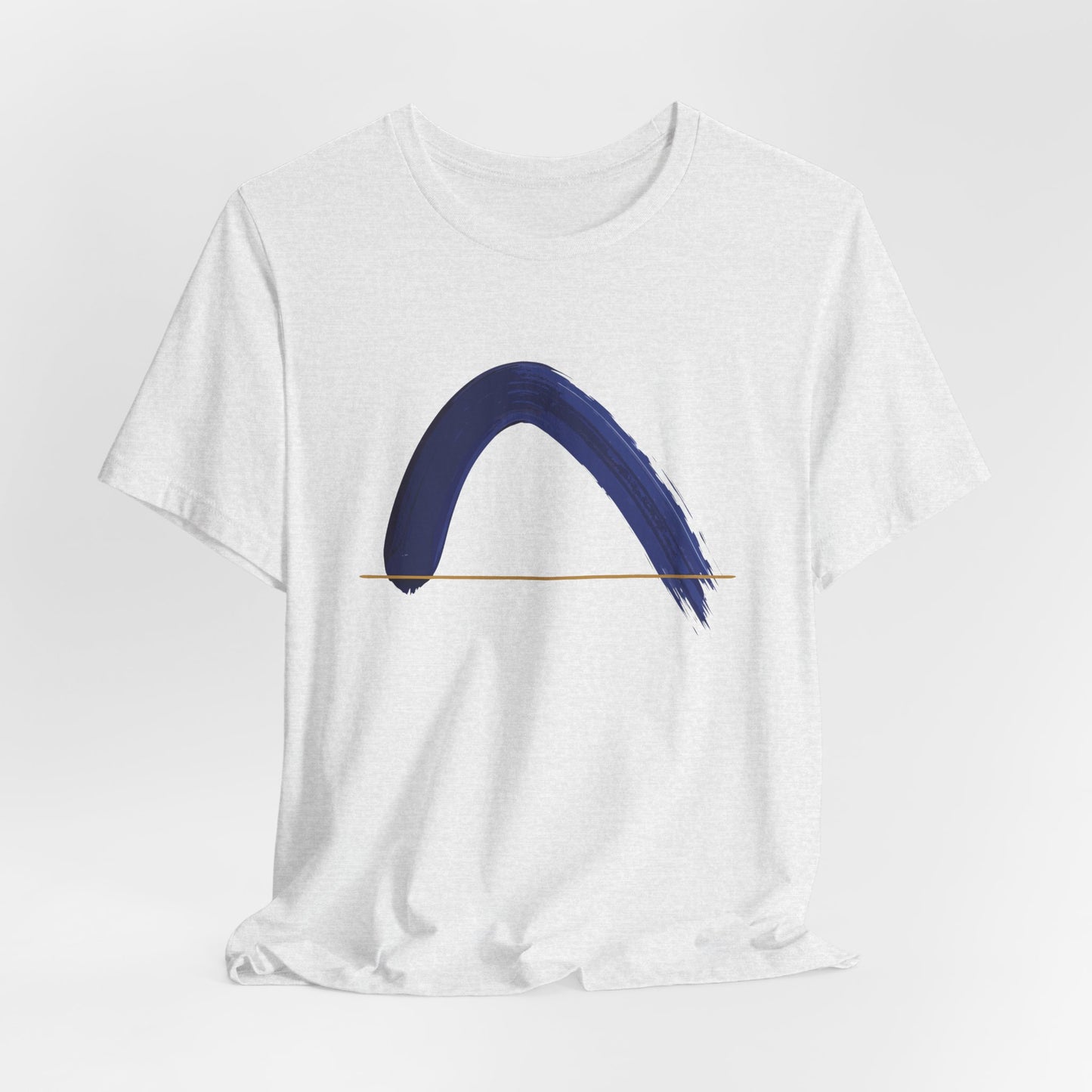 The Horizon Arc | Minimalist Brushstroke Tee - Art Graphic Becheretty - Exclusive series focused on clean, intentional art.