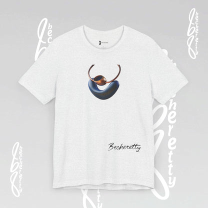 Necklace - Artistic design - T-Shirt short sleeve Becheretty- Fashion Casual Wear - Ideal Gift for Women