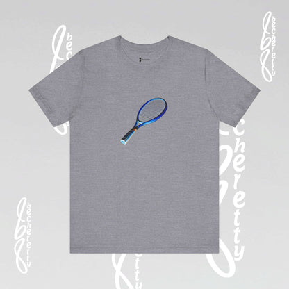 Vintage Tennis Racket - Graphic T'Shirt Becheretty - Tennis Enthusiasts - Casual Wear