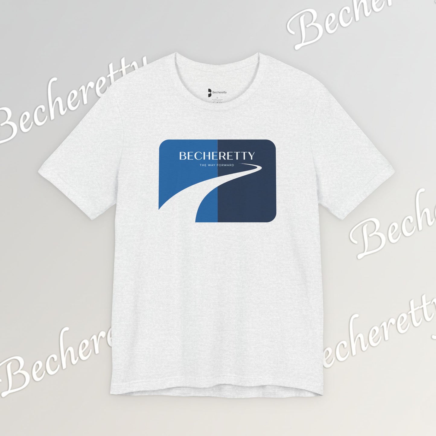 Becheretty Logo Tee — Minimal Retro Road Graphic Art Minimalist Becheretty -  Summer Outing, Casual wear
