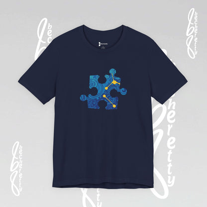 Support Autism awareness Puzzle Graphic Becheretty - Dress for a difference, casual wear