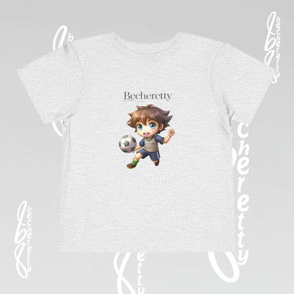 Toddler T'Shirt - Fun Graphic Becheretty - Perfect for Soccer Lovers - Kids Casual Wear