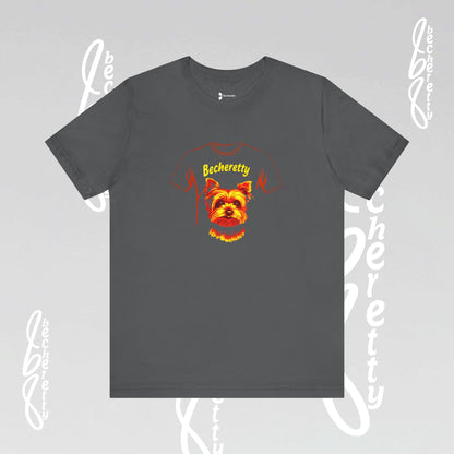 Yorkshire Graphic Tee Becheretty - Artistic Design for Yorkie Lovers & Best gift for them