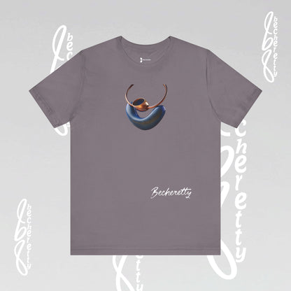 Necklace - Artistic design - T-Shirt short sleeve Becheretty- Fashion Casual Wear - Ideal Gift for Women
