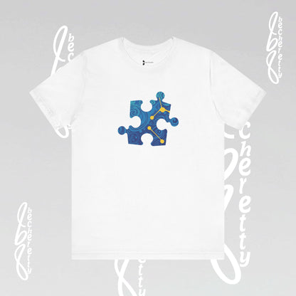 Support Autism awareness Puzzle Graphic Becheretty - Dress for a difference, casual wear