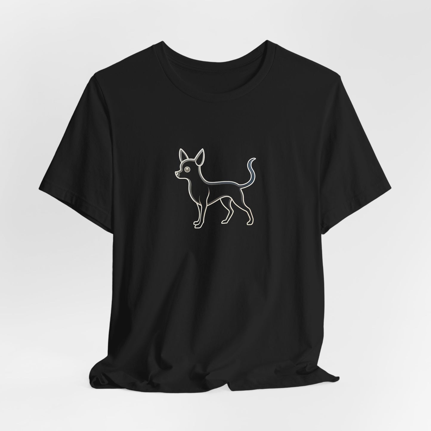 The Minimalist Muse: Chihuahua Line Art Tee Becheretty - "dog lovers"— less is often much more.
