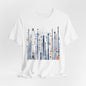 Urban Frequencies T-Shirt - Modern Geometric Graphic Becheretty - Wear the city. Feel the rhythm.