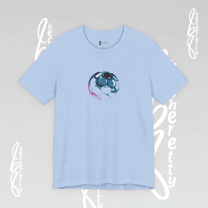 Artistic Soccer Ball T-Shirt - Becheretty Art Graphic - Active Lifestyle / Casual Wear