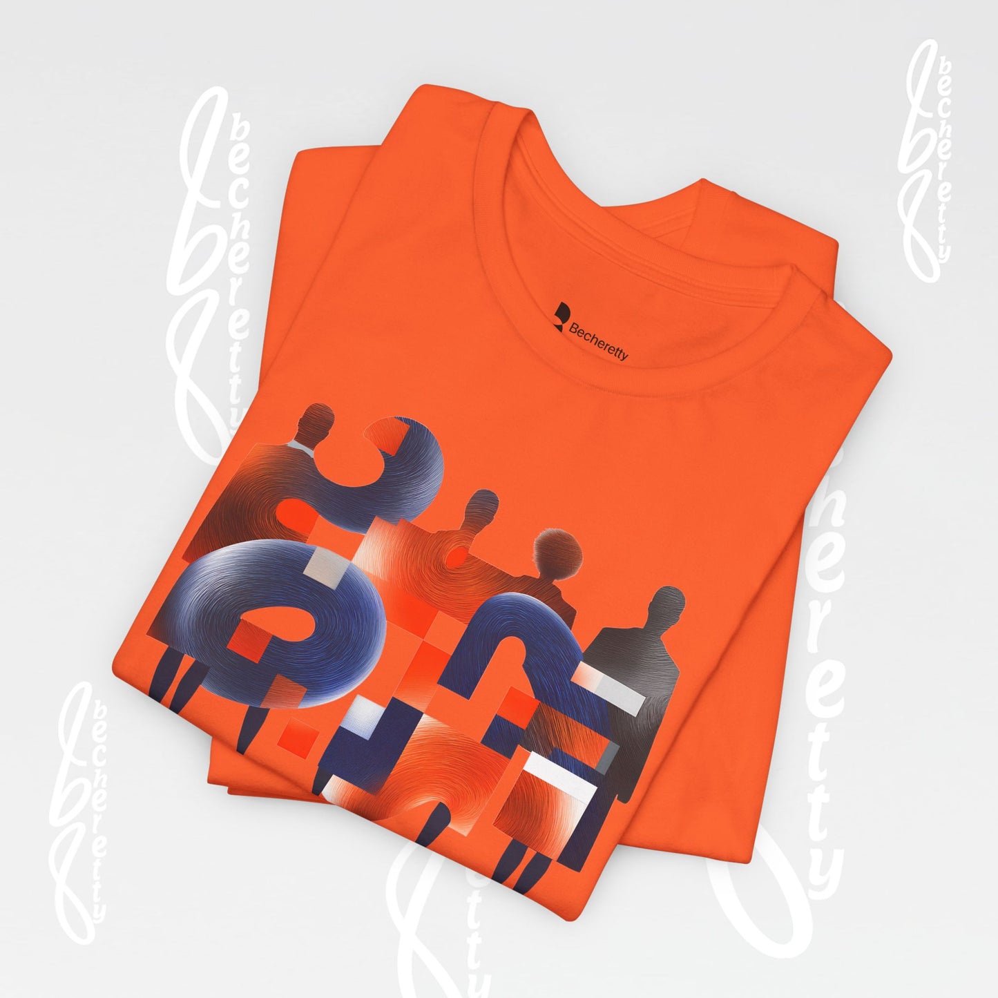 Abstract Graphic Tee Becheretty - Wear the Art - Become Part of the Composition