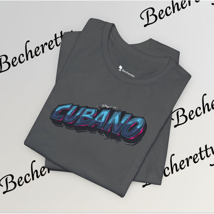 Graphic Tee "Cubano" Minimalist Art Graphic Becheretty - T-shirt that expresses confidence - Casual Wear