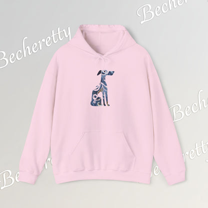 Artistic Dog Silhouette Hoodie - Graphic Becheretty - Perfect gift for dog lovers