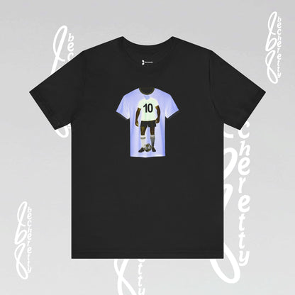 Soccer T-Shirt Number 10 - Becheretty Graphic Minimalist - Men Women Apparel - Gift for Fans