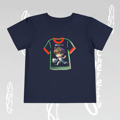 Toddler T-Shirt - Perfect for Soccer Lovers - Dynamic Graphic Becheretty - Stylish Kids Wear