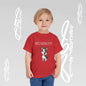 Toddler T-Shirt - Cheerful Winking Frenchie Doggy - Great choice for birthdays, playdates, and everyday wear.