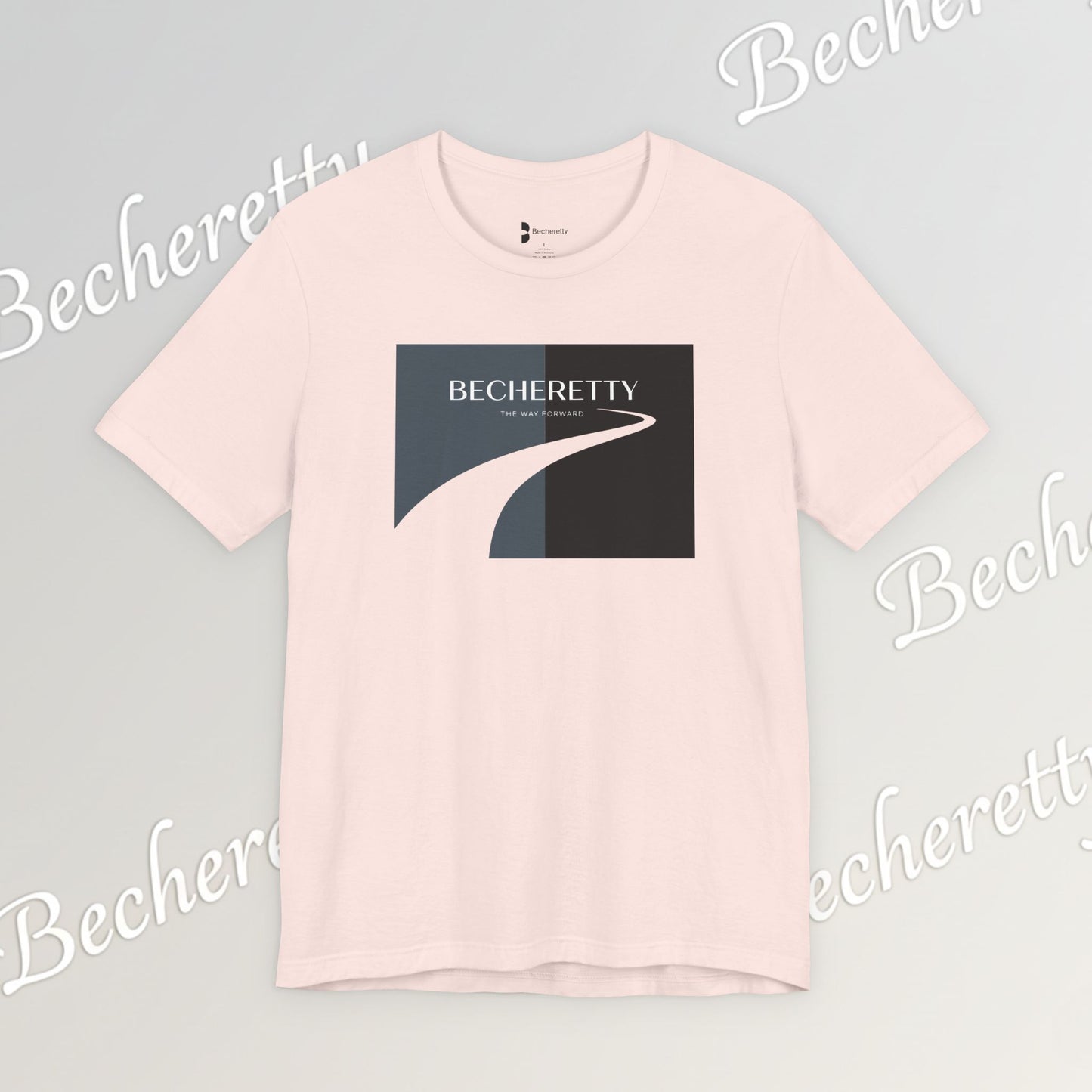The Way Forward | Minimalist Cubist Graphic Tee Becheretty - Casual Wear, Gift Idea, Streetwear, Everyday Comfort