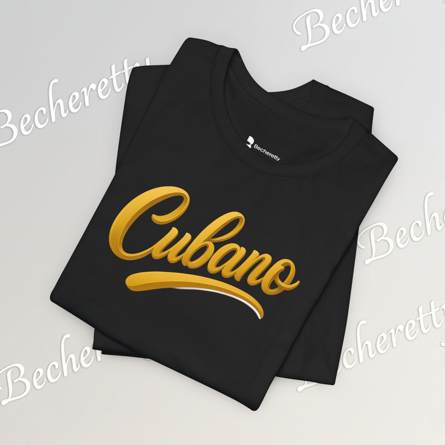 Graphic Tee "Cubano" Minimalist Art Graphic Becheretty - T-shirt that expresses confidence - Casual Wear