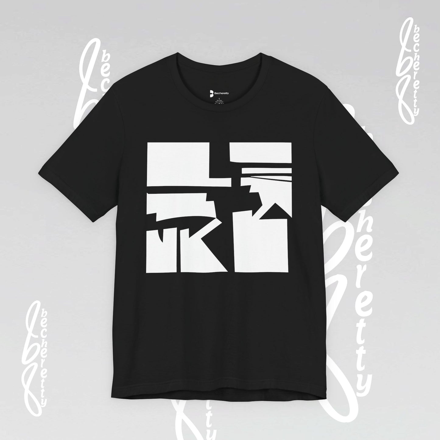 Abstract Graphic Art T-Shirt - Becheretty - Casual Wear - Gift for Art Lovers - Modern Artwork Apparel