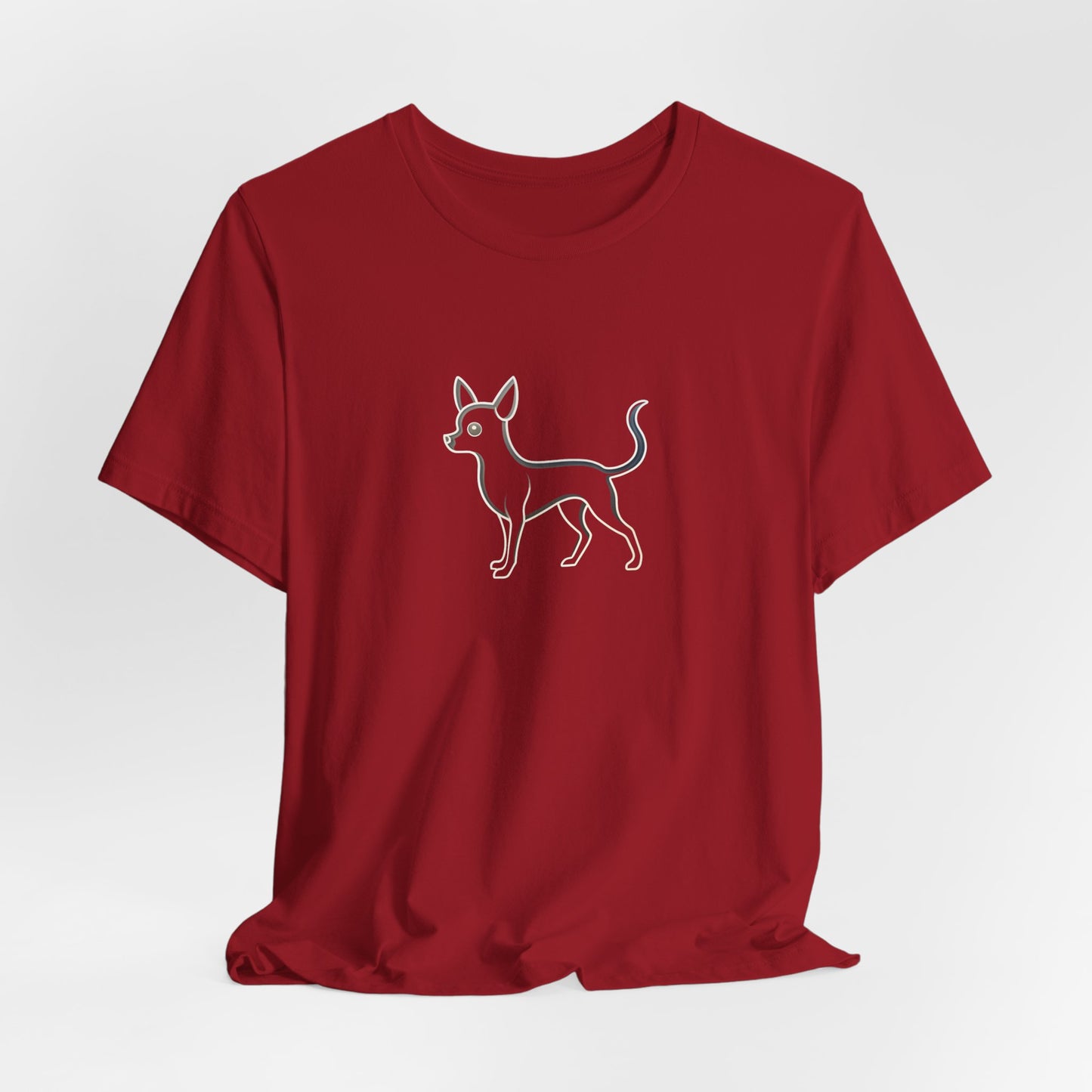 The Minimalist Muse: Chihuahua Line Art Tee Becheretty - "dog lovers"— less is often much more.