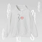 Art Minimalist Hoodie 'Painting Love' Becheretty Graphic - Quietly expressive brushstroke.