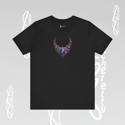 Colorful Necklace Design - Bohemian Inspire - Short Sleeve T'Shirt - Perfect gift for women