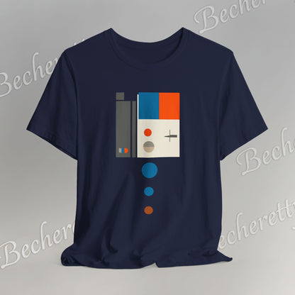 Artistic Graphic T-Shirt Becheretty - Perfect Gift for Art Lovers - Bauhaus-inspired geometric artwork