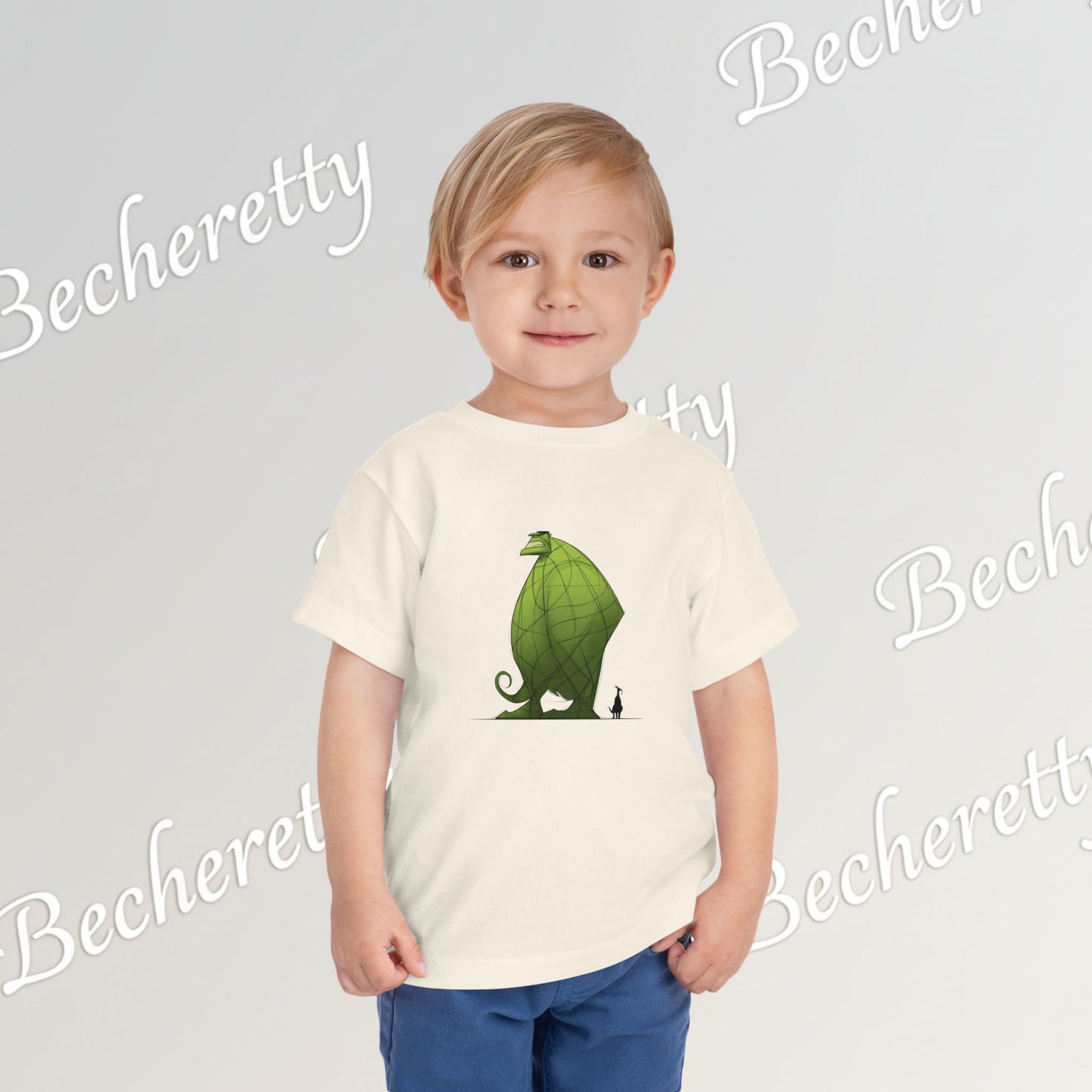 Gentle Giant & Tiny Friend Toddler Graphic Tee - Art Minimalist Becheretty