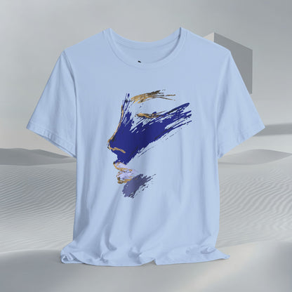 Midnight Motion Abstract Brushstroke T-Shirt — Original Art Minimalist Becheretty