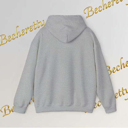 I'm OK Pink Brushstroke Hoodie — Optimistic Art Graphic Casual Sweatshirt