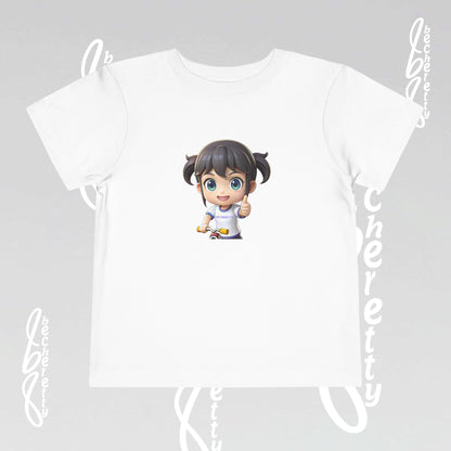 Toddler T-Shirt Cute Graphic Character Becheretty - Playful Toddler Wear - Summer Top